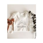 Mama's Sunshine Uzun Kol Çıtçıtlı Organik Bebek Body, 3 Ay