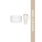 Mamastuff Stanley Quencher 1.18 lt Uyumlu Silikon Koruyucu Altlık Taban 7.5 cm - Şeffaf