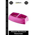 #Mamasukabı Birinci Sınıf Plastik Sağlıklı Renkli İkili Küçük Kedi Köpek Beslenme Mama Su İstasyonu