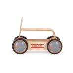 Mamatoyz DriveMe Wood 3'ü 1 Arada Ahşap İlk Adım Arabası Yürüme Arkadaşı, Bingit, Oyuncak Kutusu - Ambulans, doğal ahşap, 4 tekerlekli