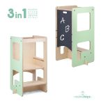 Mamatoyz Flip Mint 3'ü 1 Arada Öğrenme Kulesi & Aktivite Masası & Yazı Tahtası