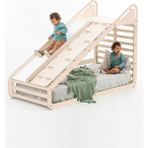 Mamatoyz Sleepy Montessori Karyola + Yazı Tahtası | Masa | Salıncak | Kaydırak | Tırmanma Tahtası