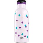 Mamawata Bubbles Pipetli Çocuk Termos Matara 470 ml Paslanmaz Çelik Sızdırmaz Yalıtımlı Suluk