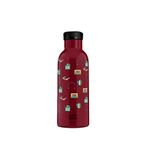 Mamawata Retro Hit Çelik Pipetli Çocuk Termos Suluk 470 Ml - Bordo