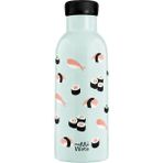 Mamawata Sushi Pipetli Çocuk Termos Matara 470 ml Paslanmaz Çelik Sızdırmaz Yalıtımlı Suluk