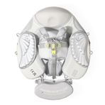 Mambobaby Yüzme Simidi - Silver Angel, Emniyetli, Gölgelikli ve Ayak Destekli