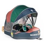Mambobaby Yüzme Simidi - Tropical Florida, Emniyetli, Gölgelikli ve Ayak Destekli