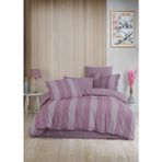 Mami Home Nevresim Takımı 2 Yastıklı Kombinli Pamuklu - Mor - 100 x 200 cm