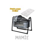 mamie Mio Keten Fileli Portatif Sallanır Anne Yanı Beşik Sepet Hamak Beşik BAMBOO YATAK HEDİYELİ