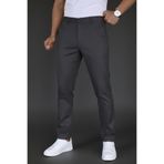 Mamlay Erkek Antrasit Renk Slim Fit Düğme Kapamalı Kaliteli Kumaş Pantolon
