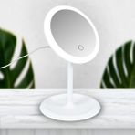 Mamma Beauty LED Işıklı Elektrikli Masa Üstü Makyaj Aynası - Beyaz