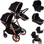 Mamma Twin Gold Travel Sistem İkiz Bebek Arabası