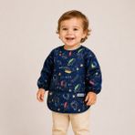Mammam Always By Your Side Minik Astronotlar Cepli Mama/aktivite Önlüğü (6-24 Ay) - Lacivert - 6 - 24 Ay
