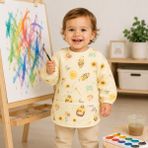 Mammam Always By Your Side Sevimli Arılar Cepli Mama/aktivite Önlüğü (6-24 Ay) - Sarı - 6 - 24 Ay