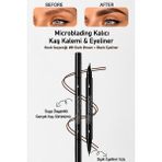 Mammam Always By Your Side Suya Dayanıklı Çatal Uçlu Kaş Kalemi – 2’si 1 Arada Krem Microblading Etkili Eyeliner & Kaş Kalemi - Koyu Kahverengi