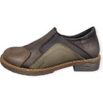 Mammamia D25KA-3425 Siyah Düz Topuk Günlük Deri Kadın Ayakkabı