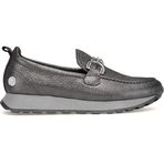 Mammamia D25KA-7055 Platin Kadın Hakiki Deri Casual Ayakkabı