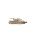 Mammamia D25YS-2855 Bej Günlük Kadın Sandalet