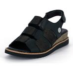 Mammamia D26YS-5035 Kadın Hakiki Deri Günlük Casual Sandalet Siyah