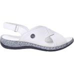 Mammamia Kadın Deri Sandalet D25YS-2525 - 00-Beyaz
