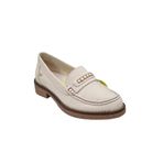 Mammamia Kadın Loafer Günlük Ayakkabı, Bej Pen/Taba Pen, 39