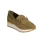 Mammamia Kadın Loafer Günlük Ayakkabı, Elma Yeşili Pen-scorpion, 40 Numara, D24YA-3075