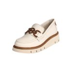 Mammamia Kadın Loafer Günlük Ayakkabı, Kemik Pen-crema, 38, D24YA-3205