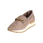 Mammamia Kadın Loafer Günlük Ayakkabı, Silver Grey Nubuk, 38 Numara