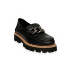 Mammamia Kadın Loafer Günlük Ayakkabı, Siyah Pen, 40 Numara, D24YA-3185