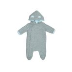 Mammaramma Winter Collection Dışı İçi Pamuklu Dolgulu Kışlık Astronot Tulum (Kozmonot Tulum) 6-9 Ay Gri