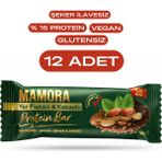 Mamora Bar Yer Fıstığı & Kakao Protein Bar – 12’li Paket - 30 gr