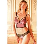 Man4229 Kadın Kadife Balensiz Desteksiz Dolgusuz Yaka Detaylı Bralet Sütyen Ve Slip Takım (4229)