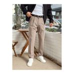 manch collection Havuç Kesim Pileli Pantolon Kül