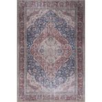Manchester Bordo Oryantal Modern Geometrik Etnik Desenli Boho Makinada Yıkanabilir Hav Toz Vermez Leke Tutmaz Kaymaz Taban Dijital Makine Baskı Halı Oturma Odası Salon Yolluk Koridor Mutfak Halısı