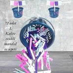 Mandal Mandal Sepeti Maşa 72 Adet - Mavi
