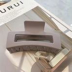 Mandal Toka İthal Ürün Büyük Boy 10 cm Mat Vizon Saç Tokası