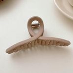 Mandal Toka İthal Ürün Fiyonk Büyük Boy 13 cm Mat Vizon Saç Tokası