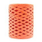 Mandala Crafts Hediye Paketleme için Mercan Rafya Kurdelesi - El Sanatları, Fiyonklar, Dekorasyon, Çiçek Düzenlemeleri ve Kendin Yap Projeleri için 100 Metre Doğal Kağıt Hasır Rafya İpi