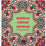 Mandala Dünyası İnsanlar - Büyükler İçin Boyama - Elips Kitapları