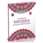 Mandala Zor Desenler Büyükler İçin Boyama Kitabı - Akıllı Adam