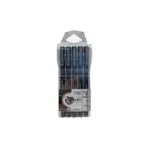 Mandalart Fabric Uni-Pin Fineliner Siyah Teknik Kalem Seti, 5’li Uç Seçeneği, 0,1-0,2-0,3-0,4-0,5