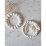 Mandalin Art Studio Bubble 2’li Dekoratif Beton Tabak Takı Tabağı Bardak Altlığı
