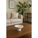 Mandalin Art Studio Dekoratif Beton Ayaklı Kase, Tabak 12 cm