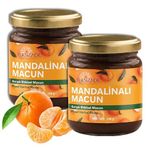 Mandalina Macunu | Zencefil, Zerdeçal, Havlıcan, Tarçın, Bal & Propolis İçeren Karışık Bitkisel Macun 210 ml x 2 Adet