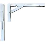 Mandallı Katlanır Masa Ayağı 1 Çift Beyaz 40cm