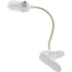 Mandallı LED Kitap Okuma Lambası – Esnek Yaylı Boyun, Pilli, Klipsli Tasarım – Kitap, Masa, Yatak Başı İçin Okuma Işığı