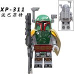Mandalorian Star Wars Minifigures Jango Fett Boba Fett Bounty Hunter Uyumlu Yapı Taşları Oyuncaklar KT1041 MODEL:XP311 (Yurt Dışından) - Parçalı Set