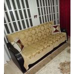Mandaş 200x170 Altın Milenyum Saraylı Lüx Kolsuz Çekyat Örtüsü