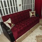Mandaş 200x170 Bordo Milenyum Saraylı Lüx Kolsuz Çekyat Örtüsü