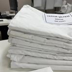Mandaş 50x70 100 Adet Pamuklu Beyaz Fermuarlı Yastık Astarı Kılıfı